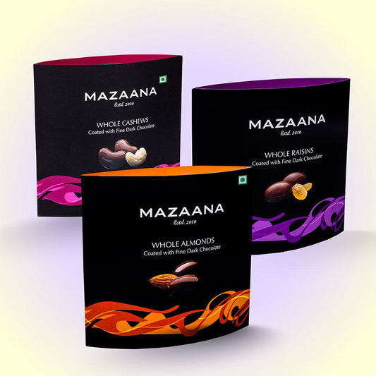 Mapro Mazaana Delights: Dark Chocolate-Coated Nuts