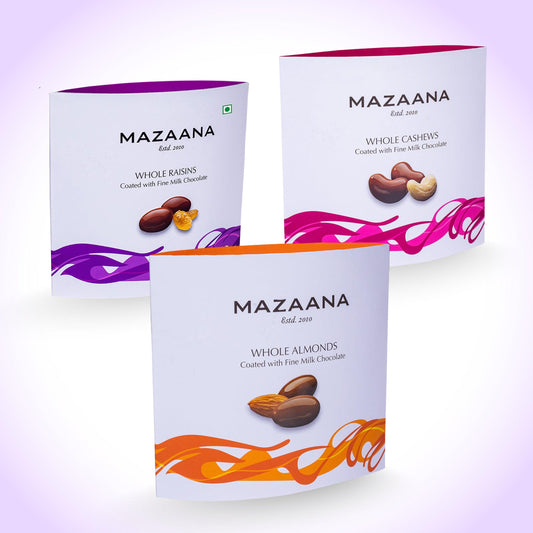 Mapro Mazaana Delights: Milk Chocolate-Coated Nuts