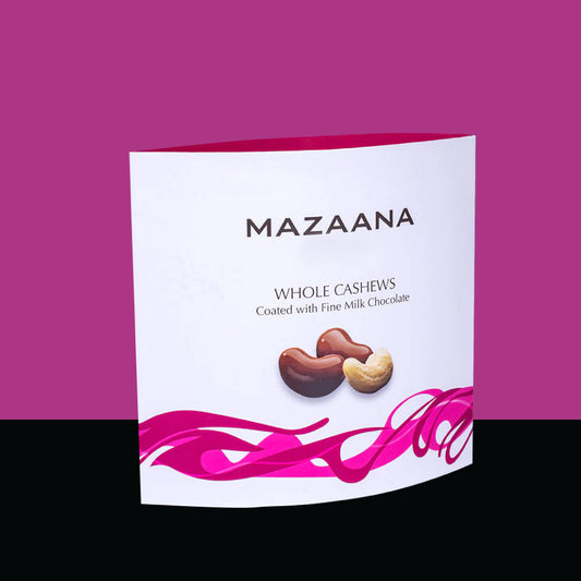 Whole Cashews Coated with Fine Milk Chocolate